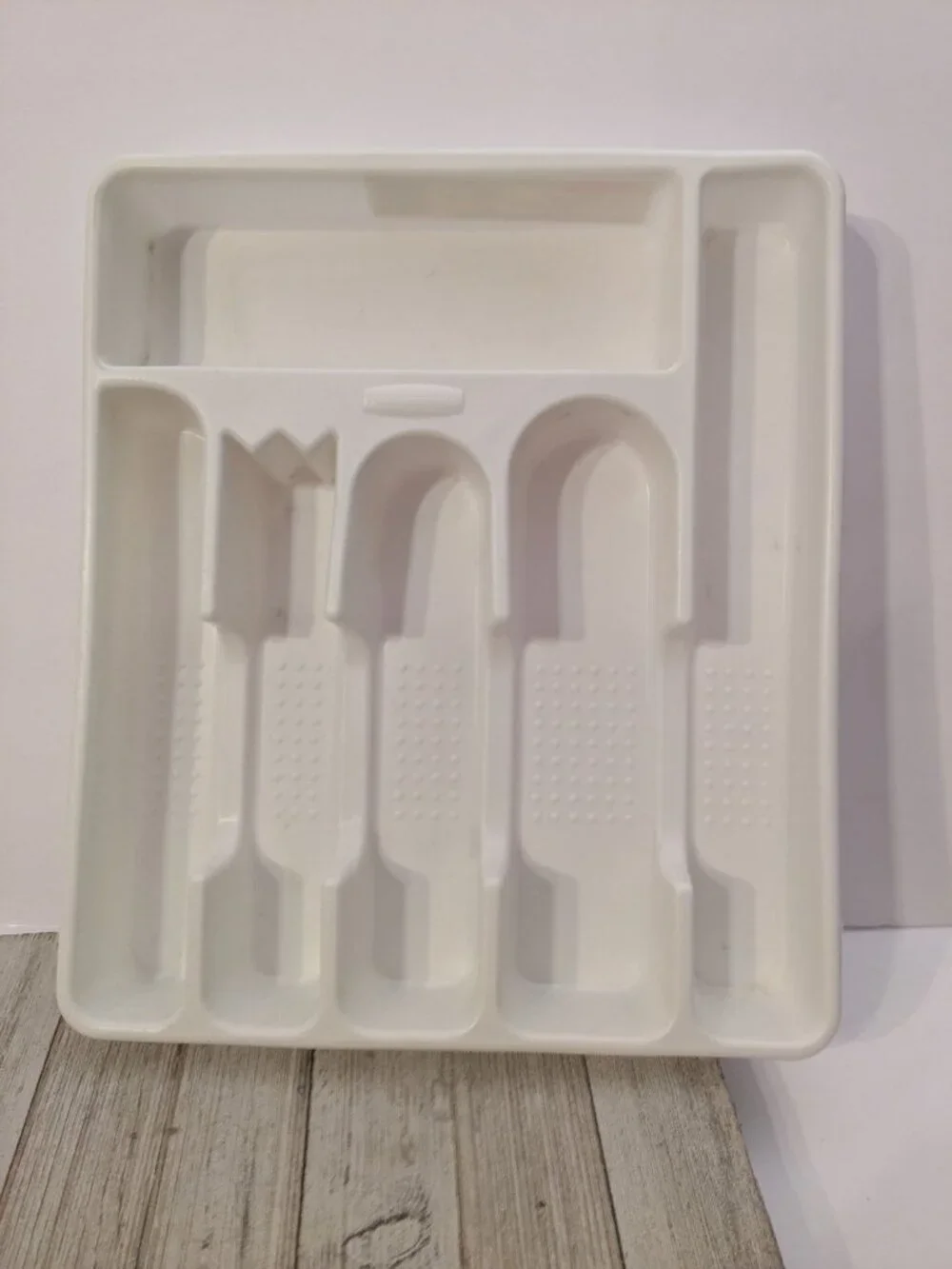 Rubbermaid White Silverware Tray Flatware Utensil Hold Drawer Organizer 2925